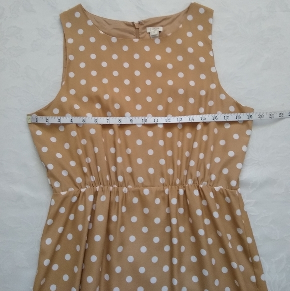 J Crew Polka dot fit & flare retro dress - Picture 3 of 11